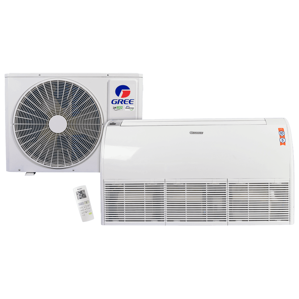 Ar-Condicionado Piso Teto Inverter 36.000 BTUs Gree G-Prime Compact R-32 Frio 220v Monofásico